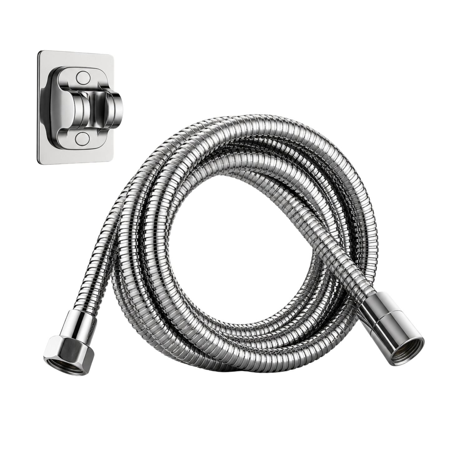 Shower Hose & Wall Holder Set